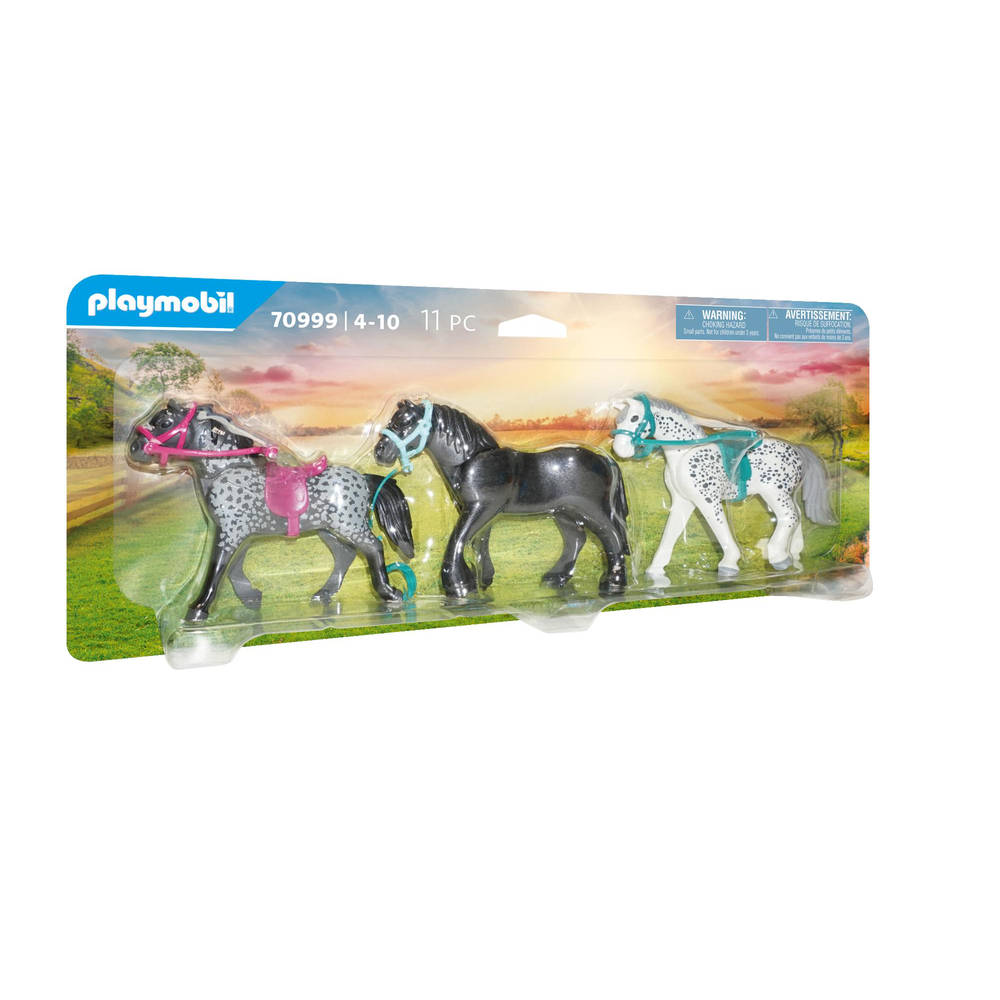 PLAYMOBIL Country 3 paarden 70999
