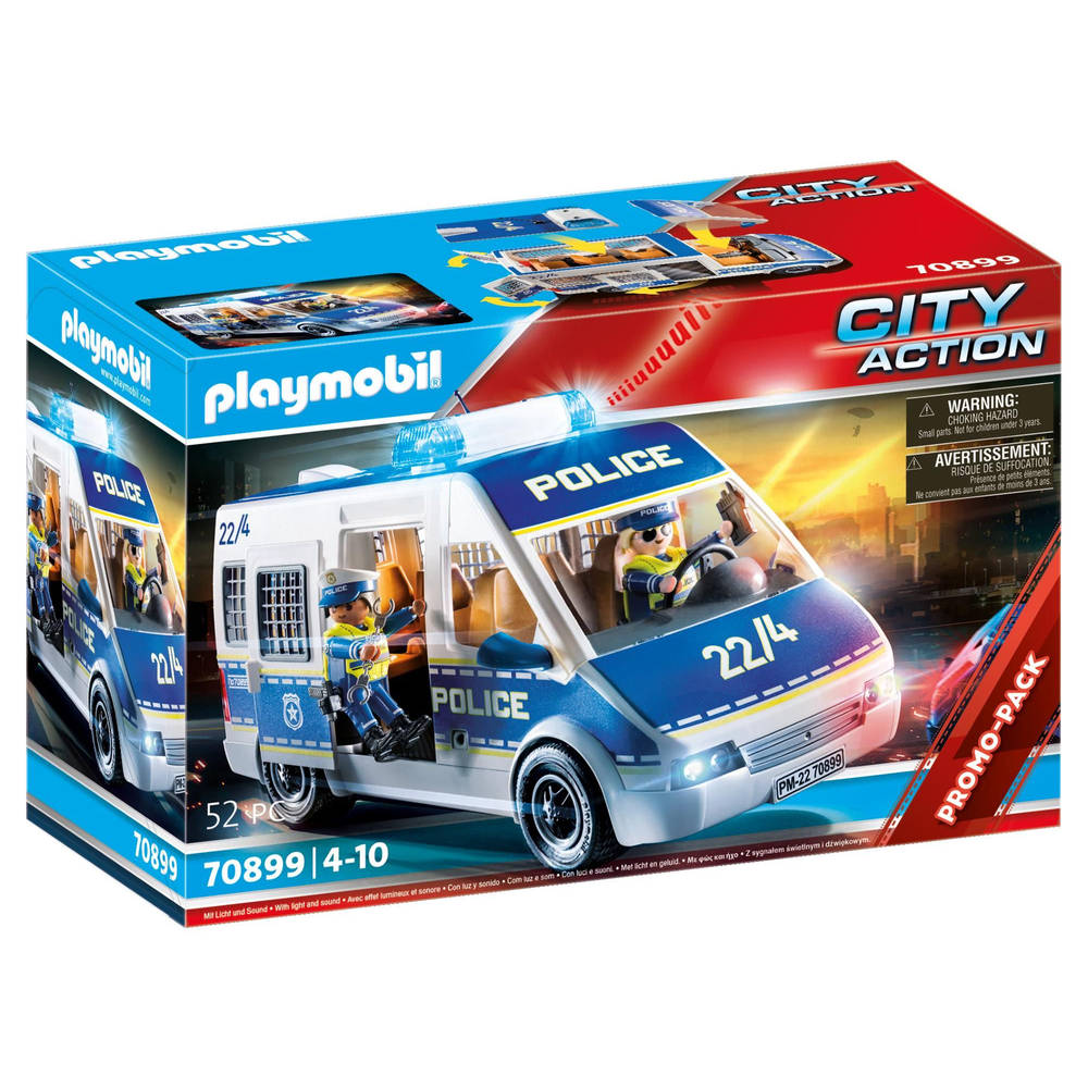 PLAYMOBIL City Action politieauto met licht en geluid 70899