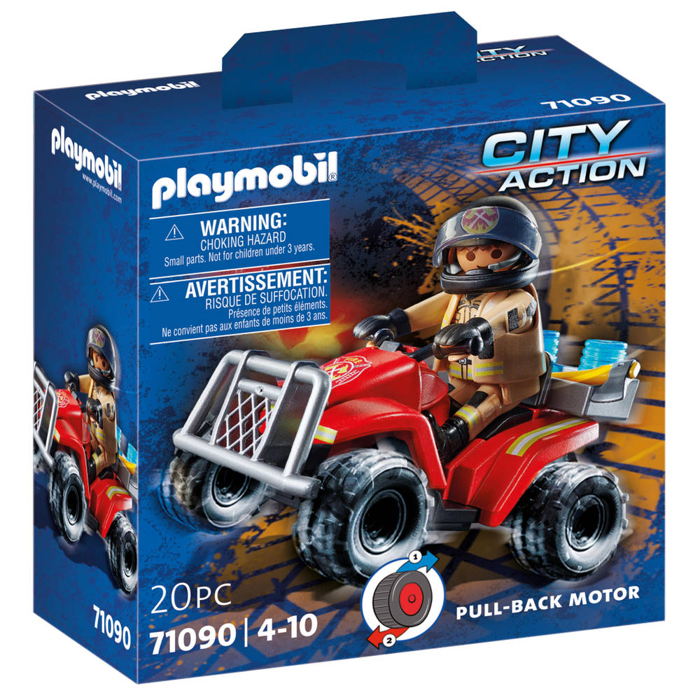 PLAYMOBIL City Action brandweer Speed Quad 71090