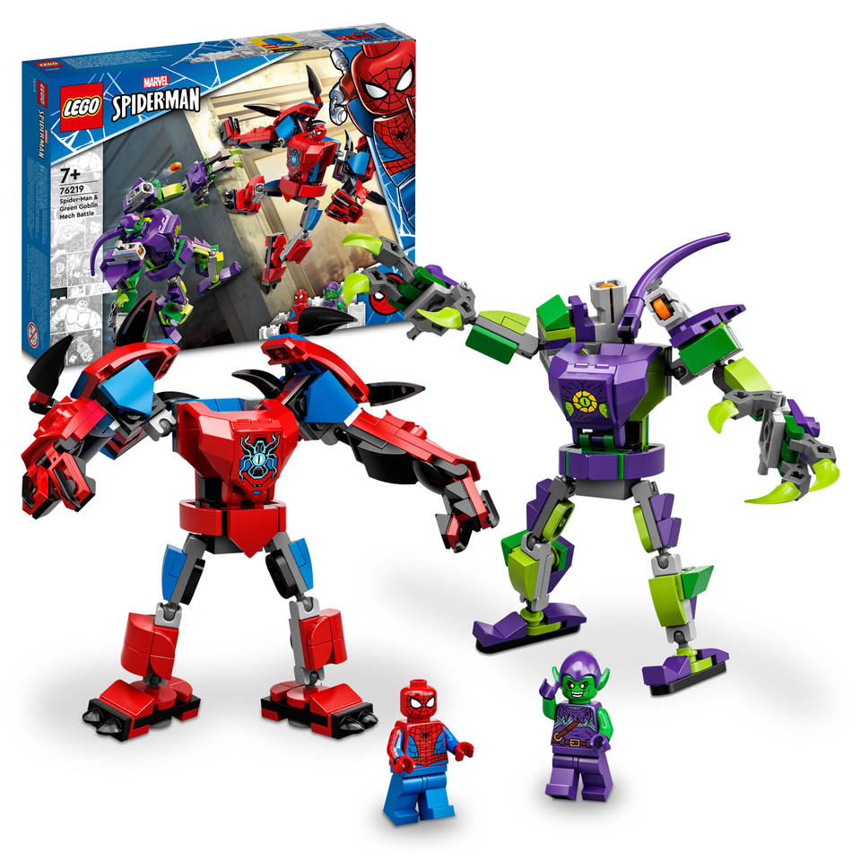 LEGO Marvel Spider-Man & Green Goblin mechagevecht 76219