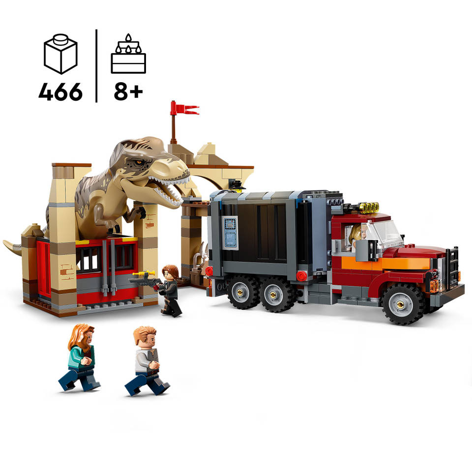 Ramen wassen Chromatisch verzekering LEGO Jurassic World T-Rex & Atrociraptor dinosaurus ontsnapping 76948