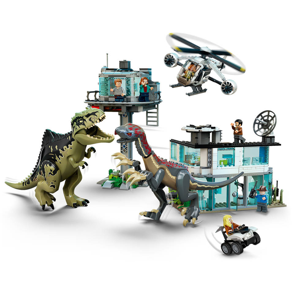 Verslagen Zeep delen LEGO Jurassic World: Dominion Giganotosaurus & Therizinosaurus aanval
