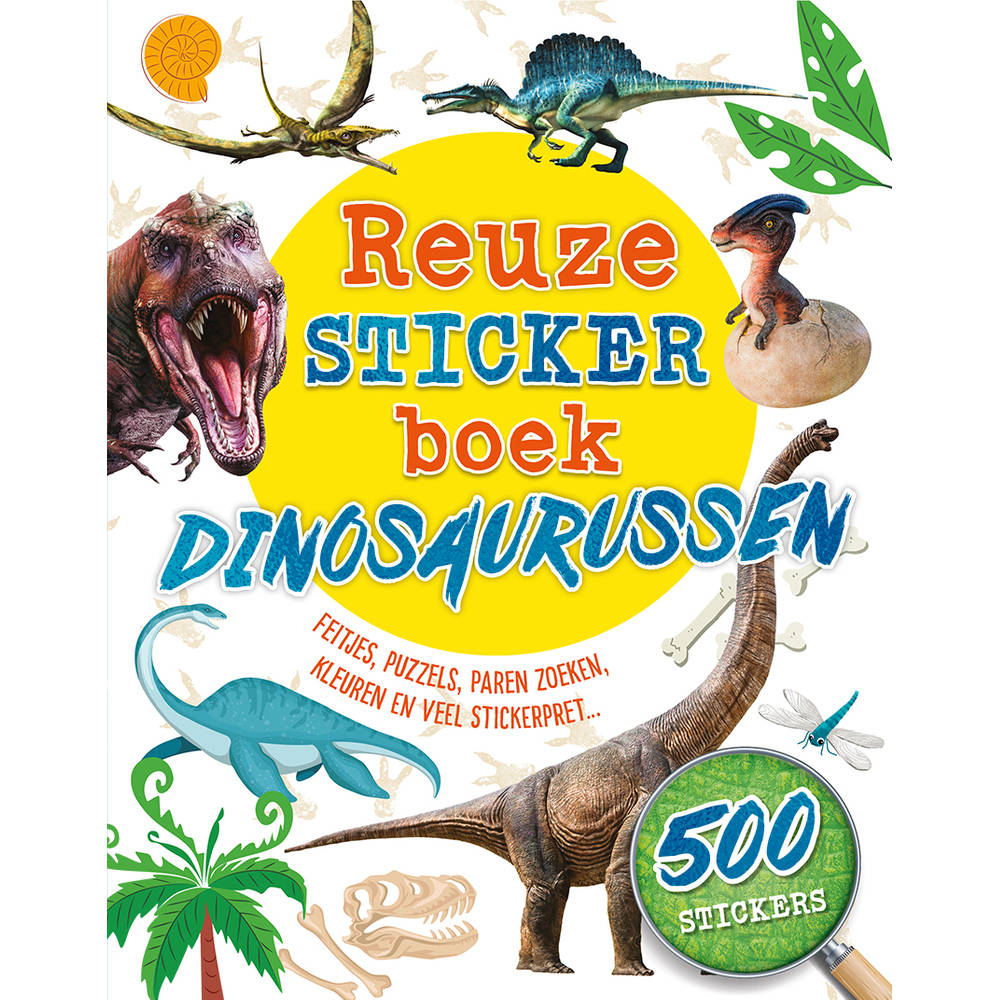 foto van Dino sticker en doeboek