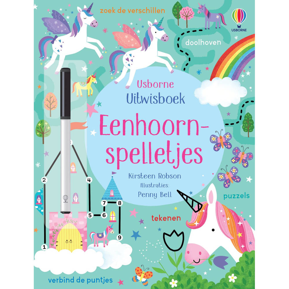 Eenhoorn spelletjes uitwisboek