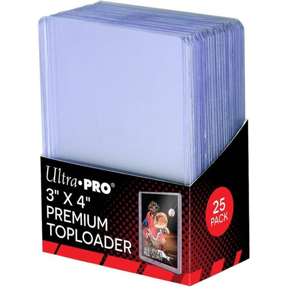 Ultra Pro toploader 3 x 4 inch ruilkaarthoezen set van 25