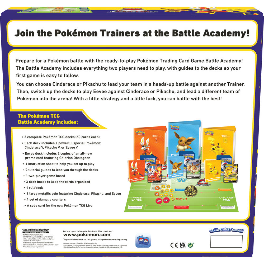 Pokémon TCG Battle Academy 2022