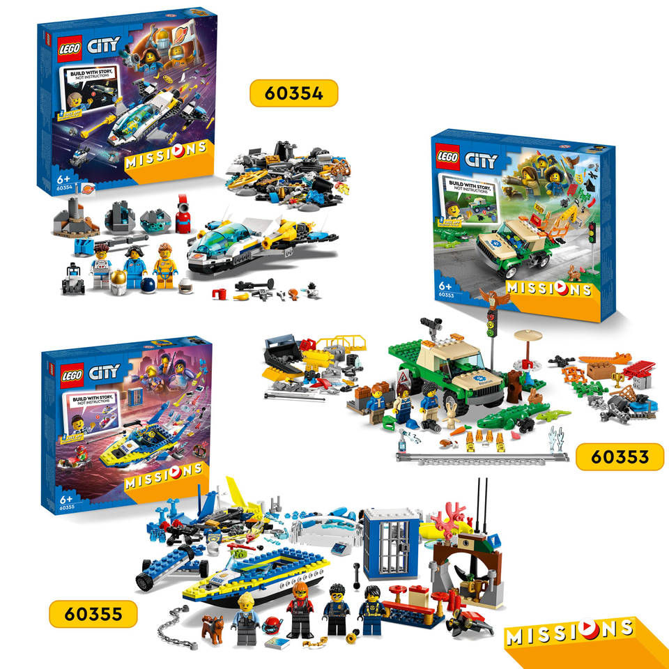 LEGO CITY Missies ruimteschip voor verkenningsmissies op Mars 60354