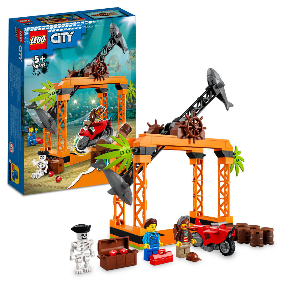 LEGO City Stuntz de haaiaanval stuntuitdaging 60342