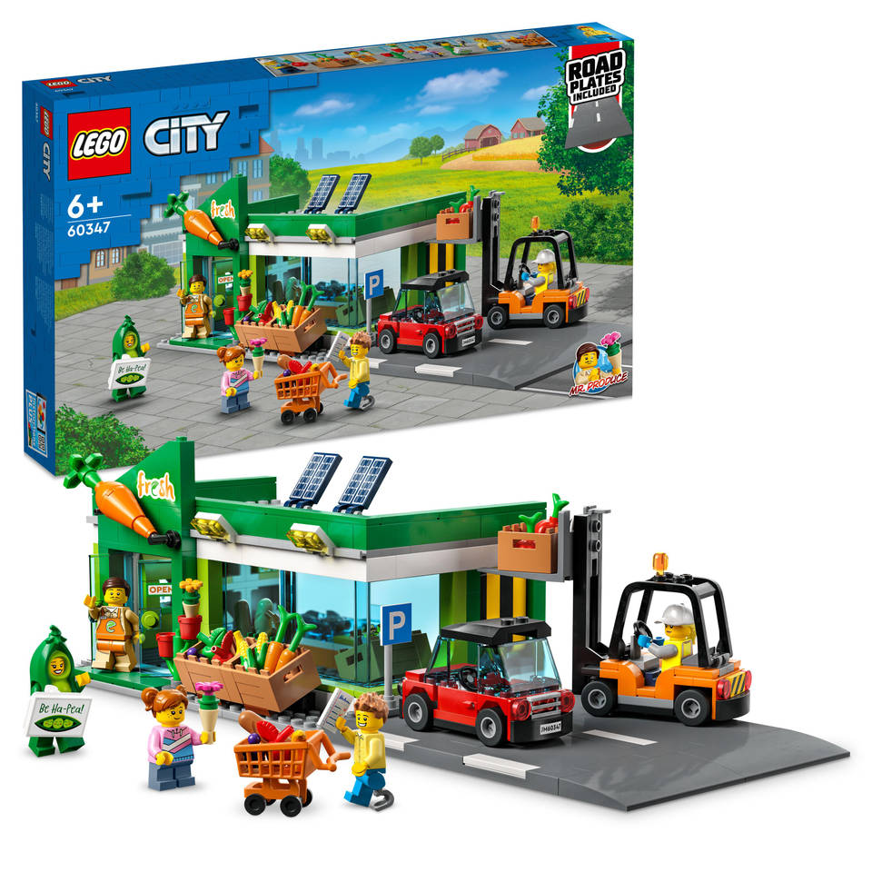 Ga door Kalksteen pint LEGO CITY supermarkt 60347