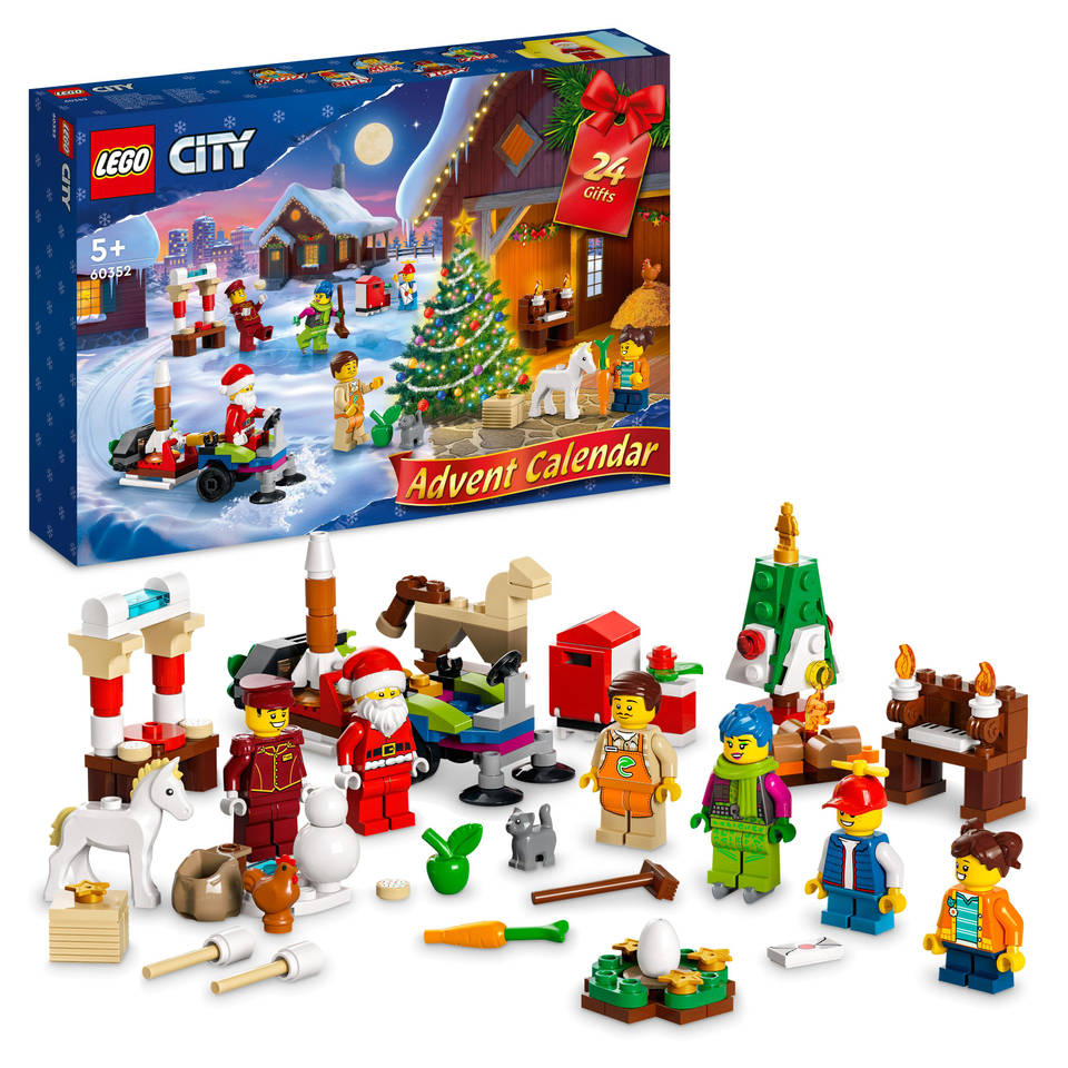 LEGO CITY Adventskalender 2022 Met Speelgoed Cadeautjes 60352 LEGO CITY Adventskalender 2022 Met Speelgoed Cadeautjes 60352