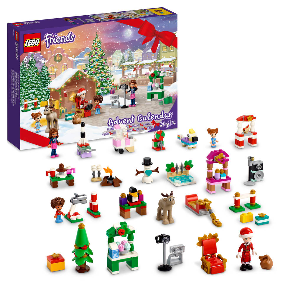 LEGO Friends adventskalender 2022 met speelgoed 41706
