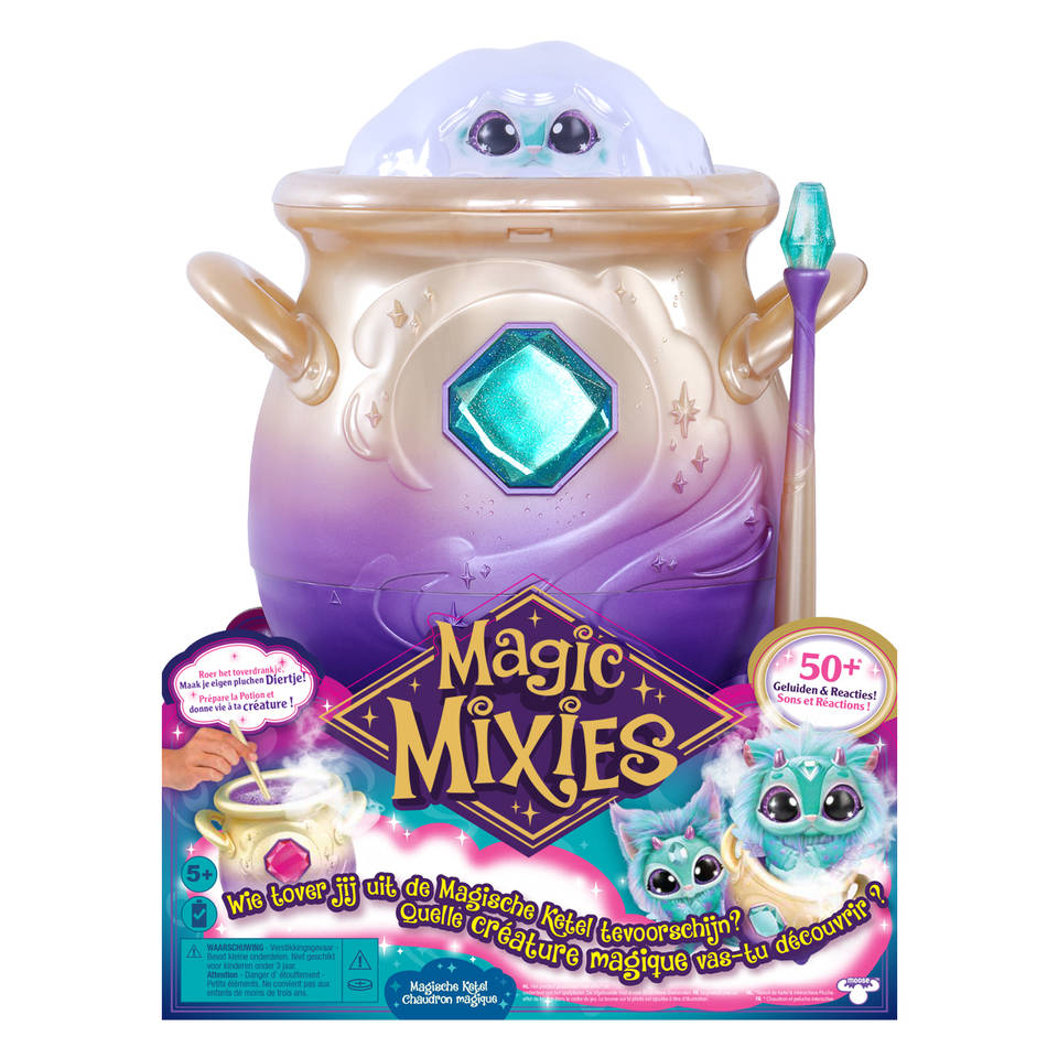 Mixies Magische ketel met échte mist - blauw