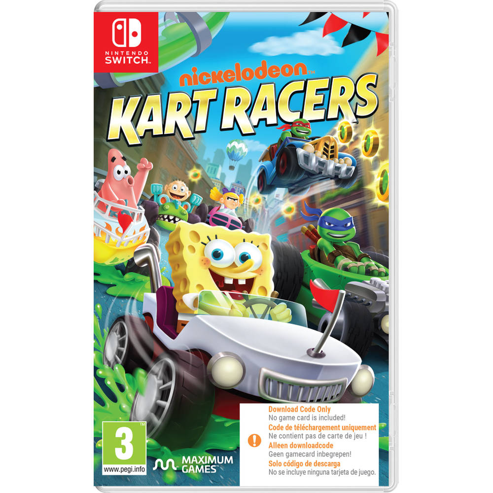 Nintendo Switch Nickelodeon Kart Racers - code in a box