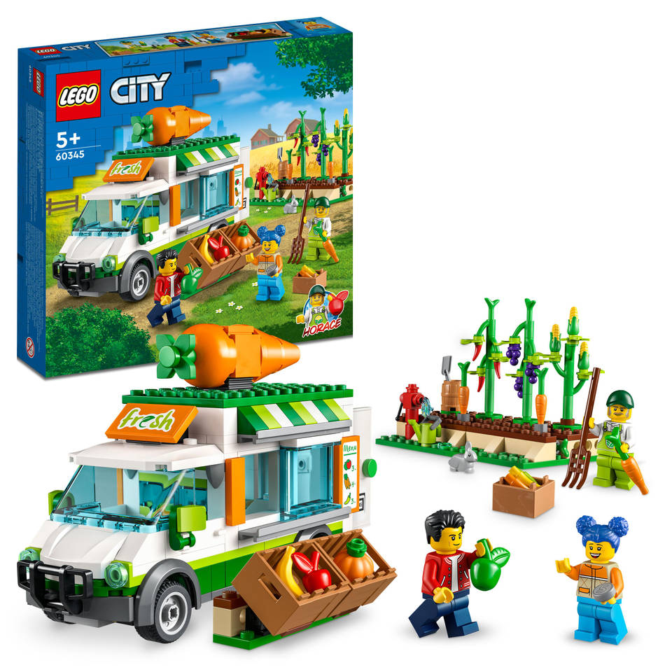 LEGO City Boerderij boerenmarkt wagen 60345
