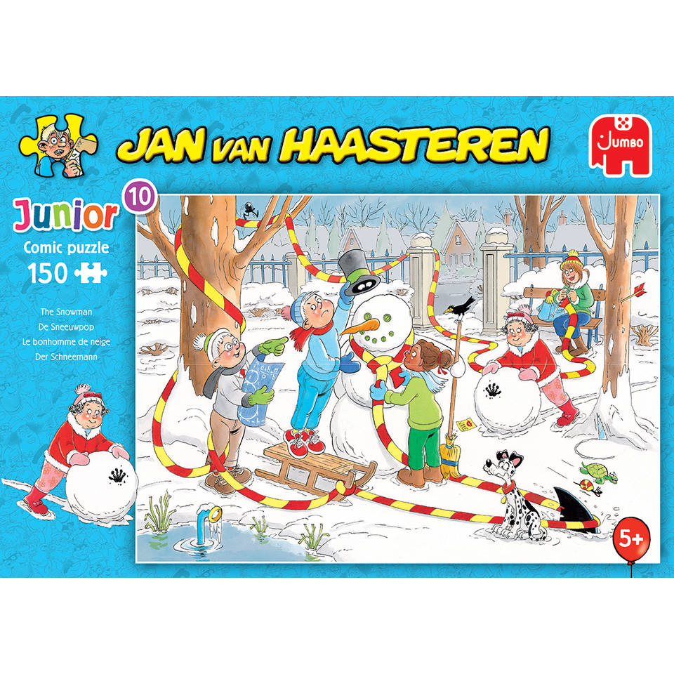Jumbo Jan van Haasteren Junior puzzel De Sneeuwpop - 150 stukjes