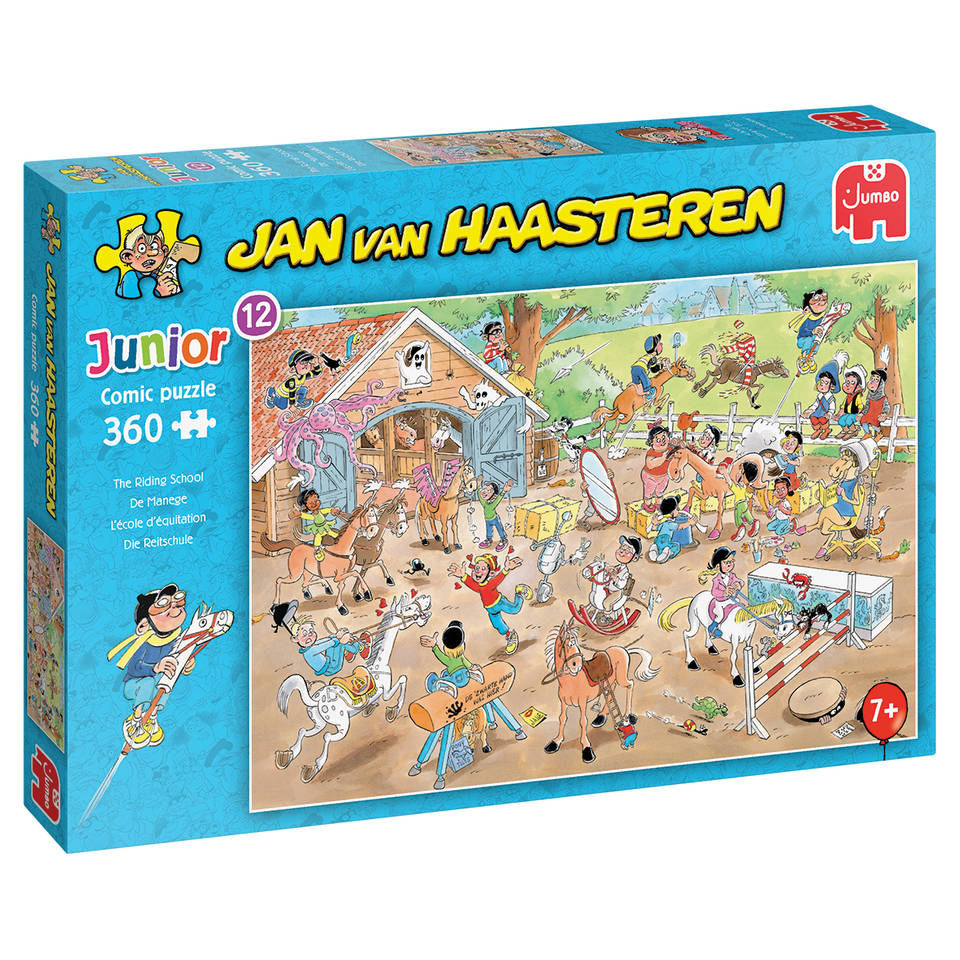 Jumbo Jan van Haasteren Junior puzzel De manege - 360 stukjes