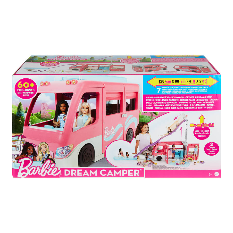 Barbie 3-in-1 Droomcamper GHL93 - Vergelijk prijzen