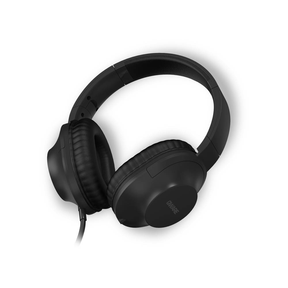Qware Sound bedrade headset - zwart