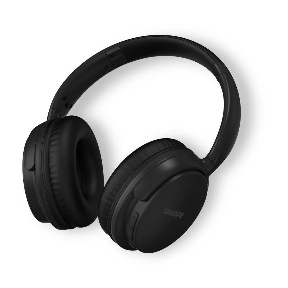 Qware Sound draadloze headset - zwart