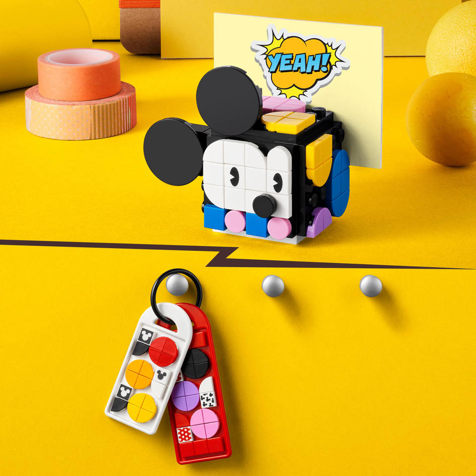 eeuw Goot Empirisch LEGO DOTS Mickey Mouse & Minnie Mouse Terug naar school knutselset 41964