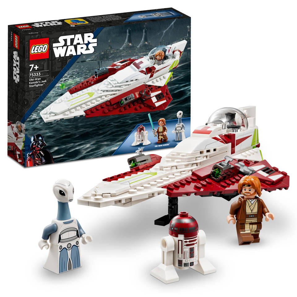 hervorming zakdoek Inzichtelijk LEGO Star Wars Jedi Starfighter Obi-Wan Kenobi 75333