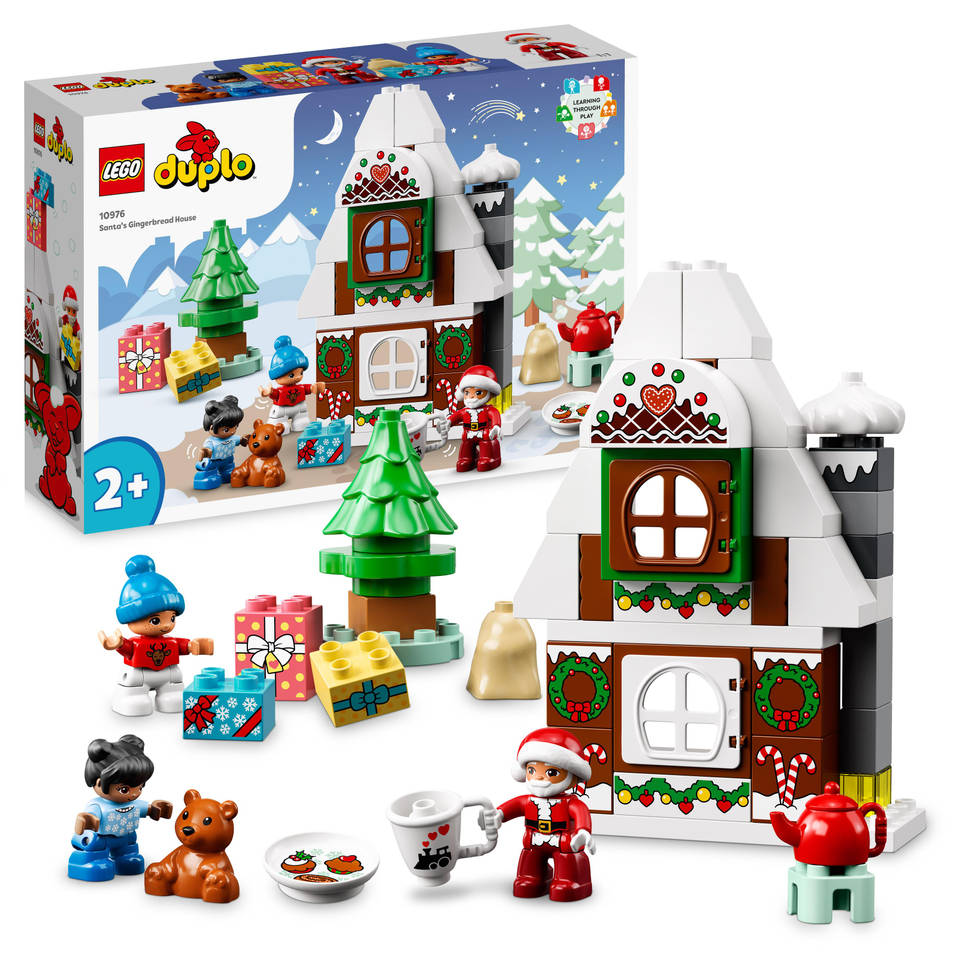 LEGO DUPLO Peperkoekhuis van de Kerstman speelgoed 10976