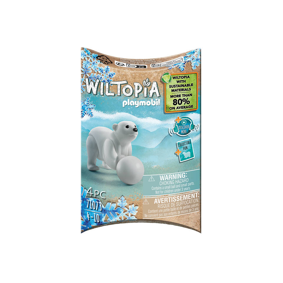 PLAYMOBIL Wiltopia baby ijsbeer 71073