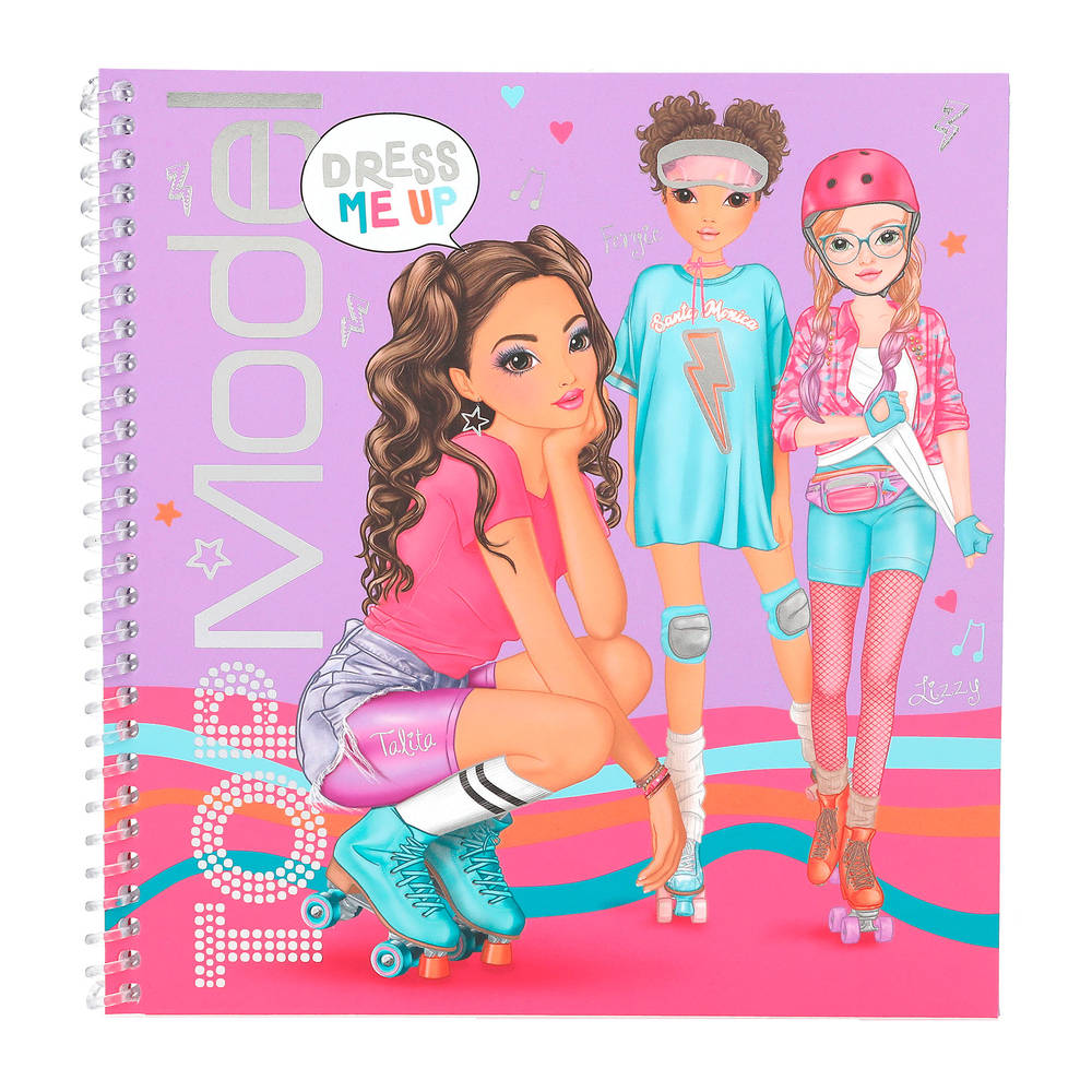 foto van Topmodel stickersboek dress me up Tiny dancer( amber)