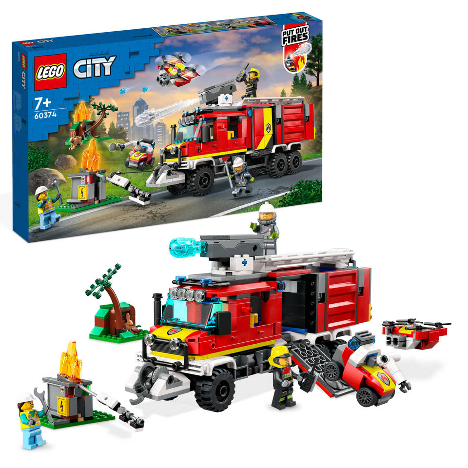 Vermelding boksen interferentie LEGO CITY brandweerwagen 60374