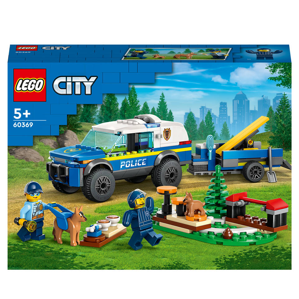 gelijktijdig Machtig Speciaal LEGO CITY mobiele training voor politiehonden 60369