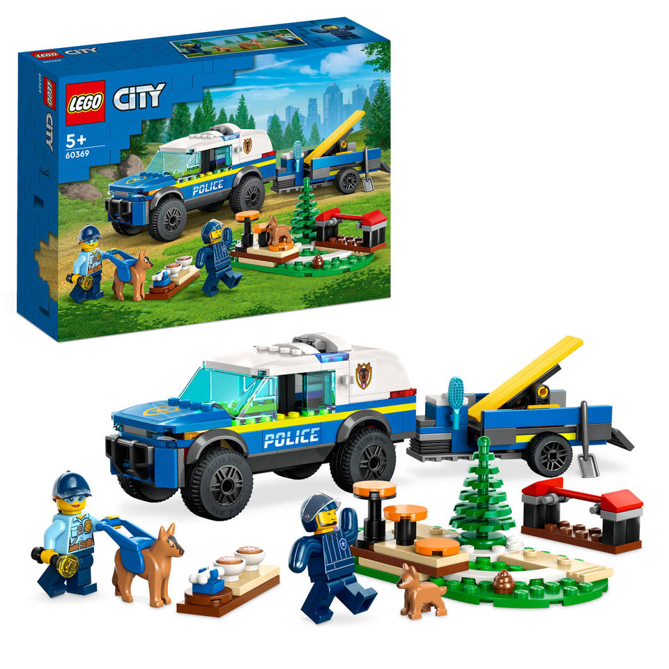 gelijktijdig Machtig Speciaal LEGO CITY mobiele training voor politiehonden 60369