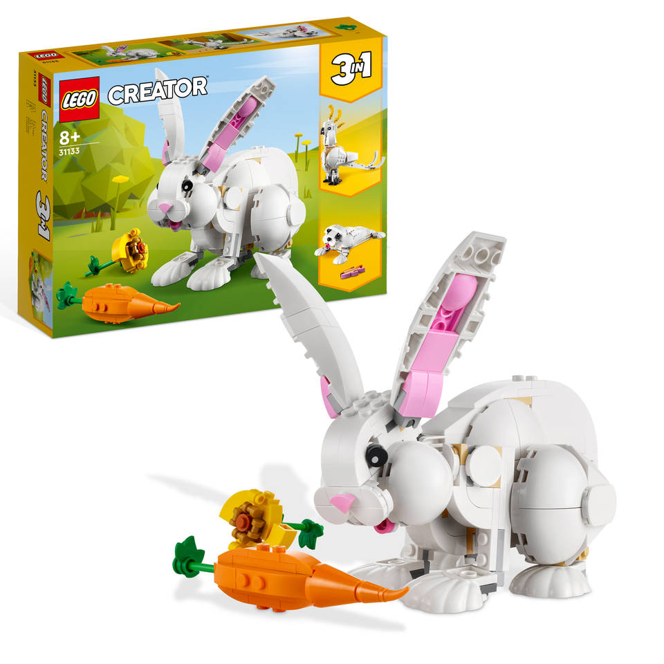 LEGO Creator 3-in-1 wit konijn 31133
