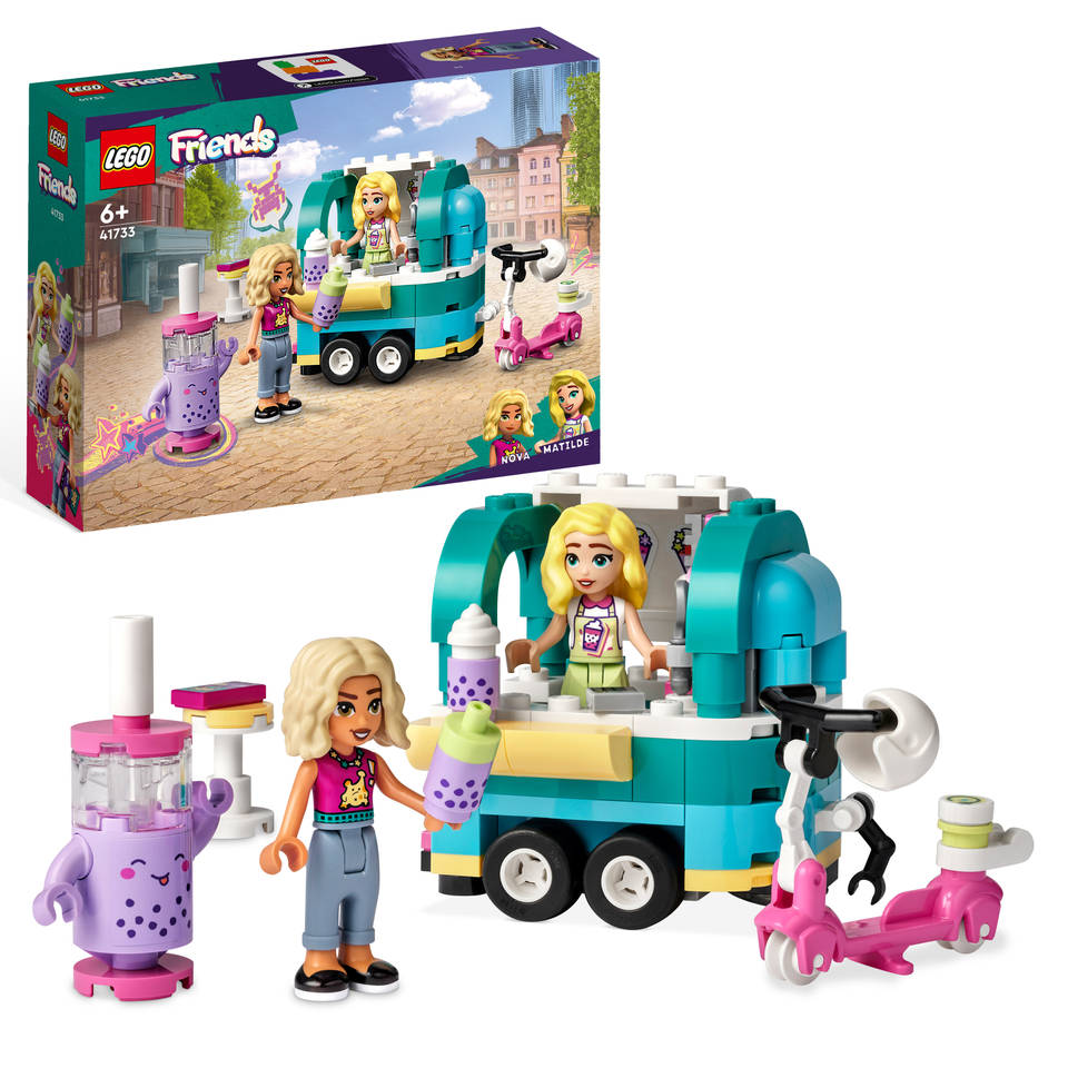LEGO Friends mobiele bubbelthee stand 41733