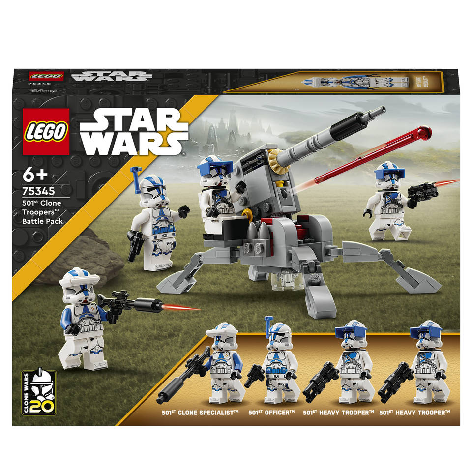 Amerikaans voetbal Antipoison verwerken LEGO Star Wars 501st Clone Troopers battle pack 75345