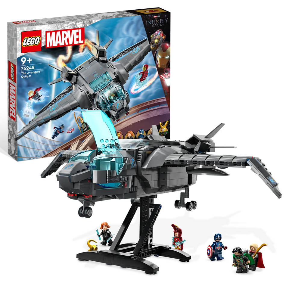 Dekbed gordijn Omleiden LEGO Marvel Avengers Quinjet 76248