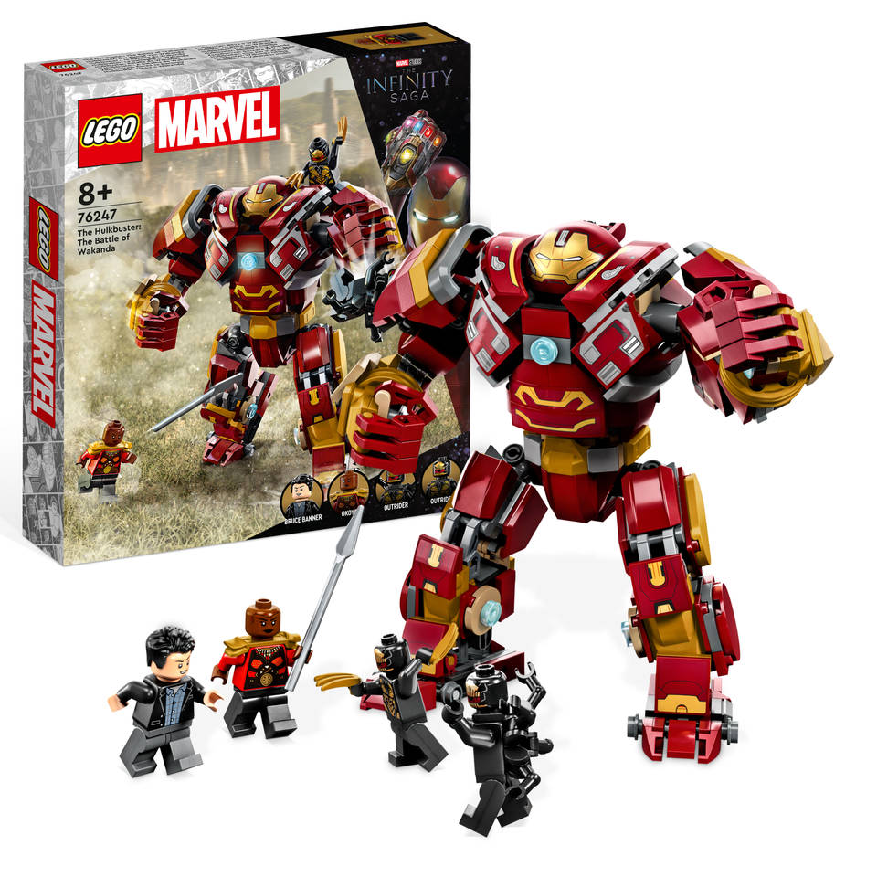 LEGO Marvel de Hulkbuster: de slag Wakanda 76247