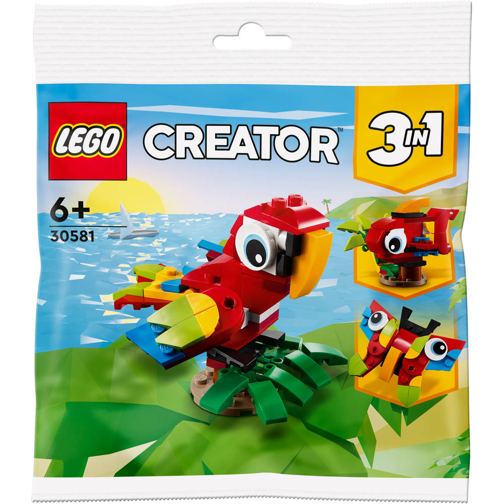 LEGO Creator 3-in-1 tropische papegaai 30581