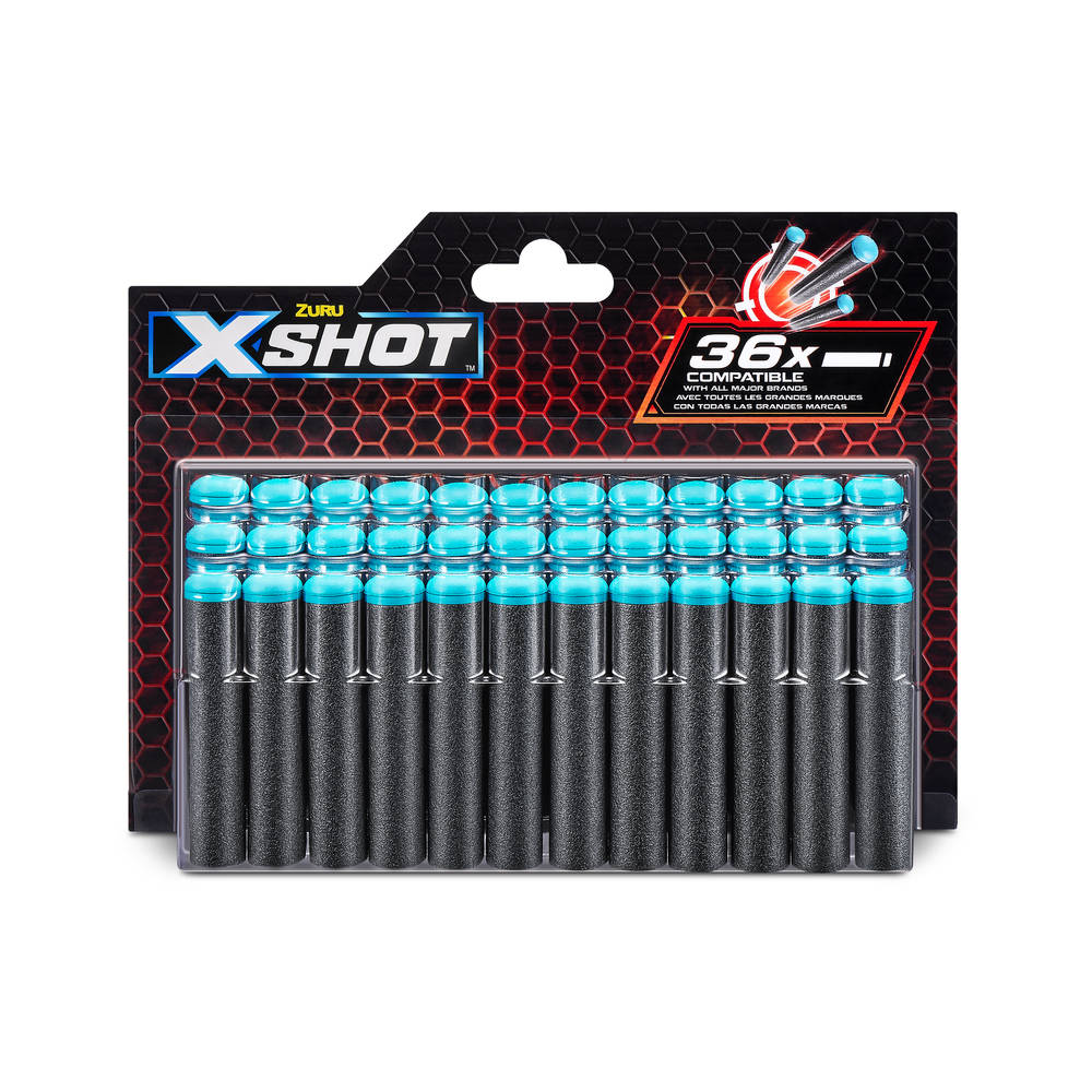 X-Shot Excel Foam darts navulpakket 36-delig