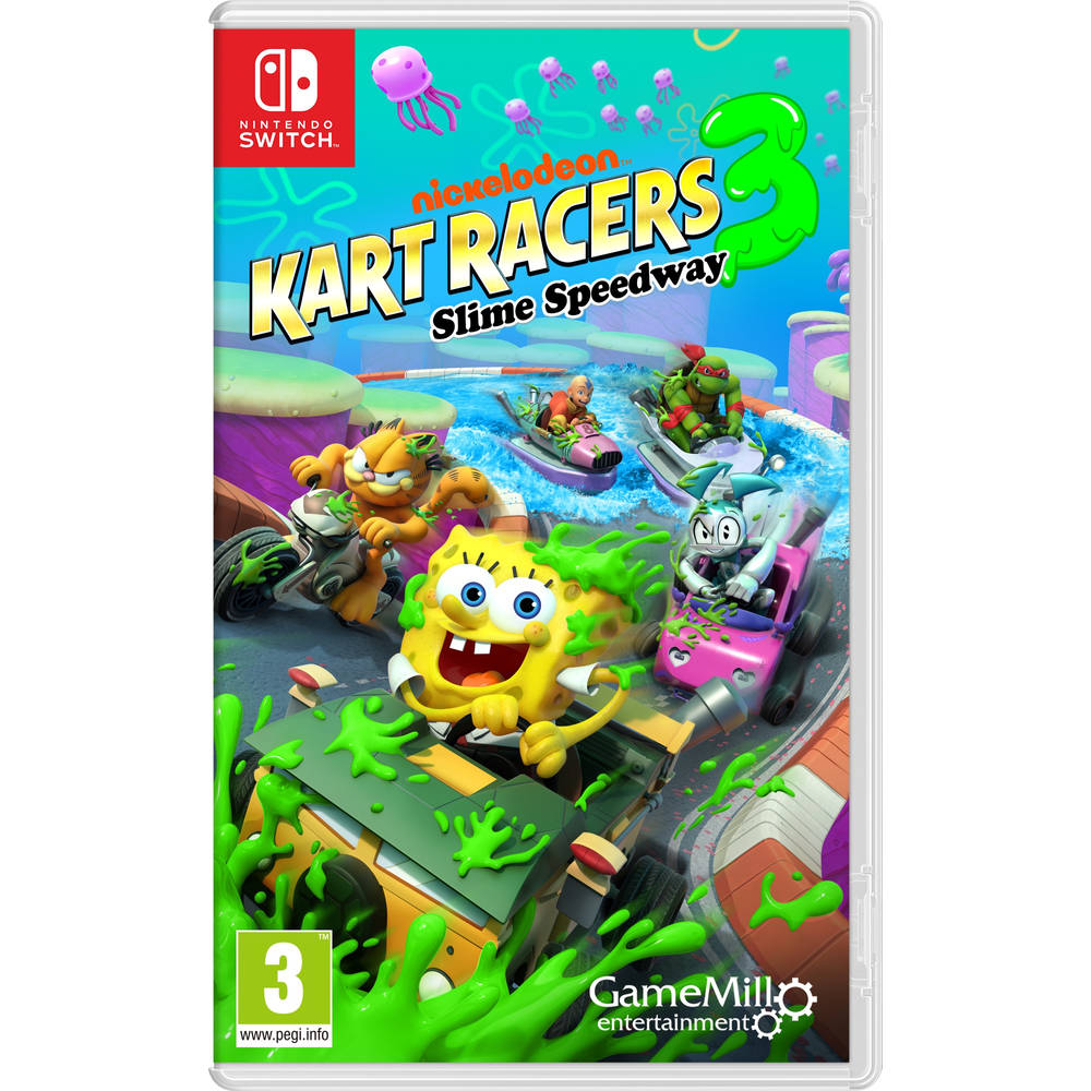 Nintendo Switch Nickelodeon Kart Racers 3 Slime Speedway