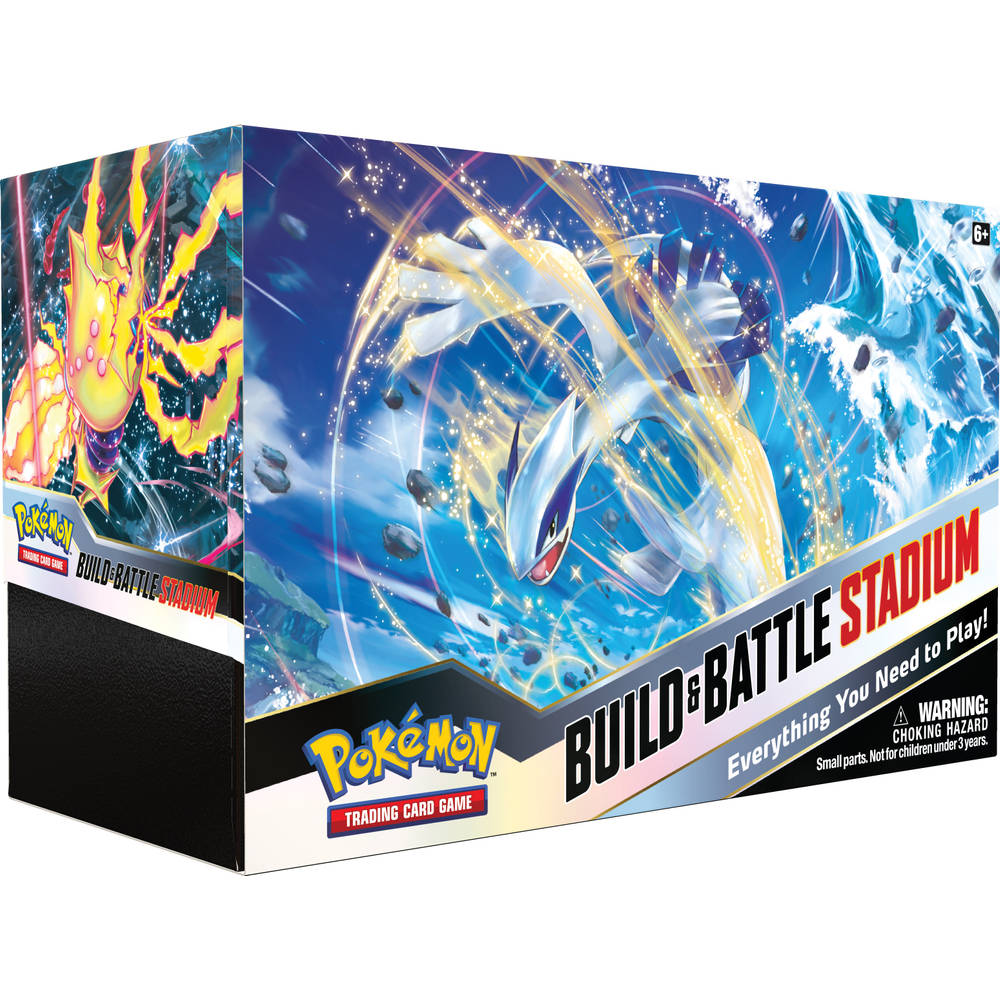 Pokémon TCG Silver Tempest Build and Battle Stadium Box