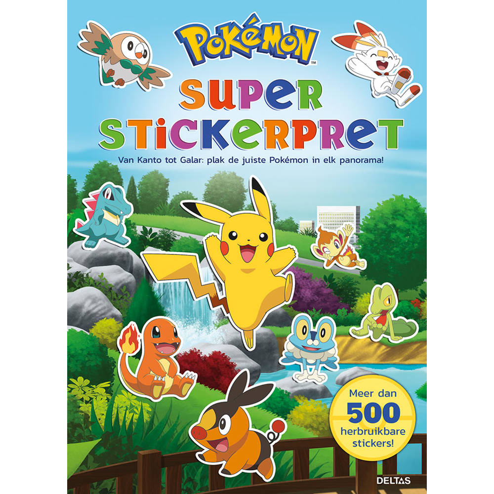 Logisch efficiëntie Dalset Pokémon Super Stickerpret stickerboek