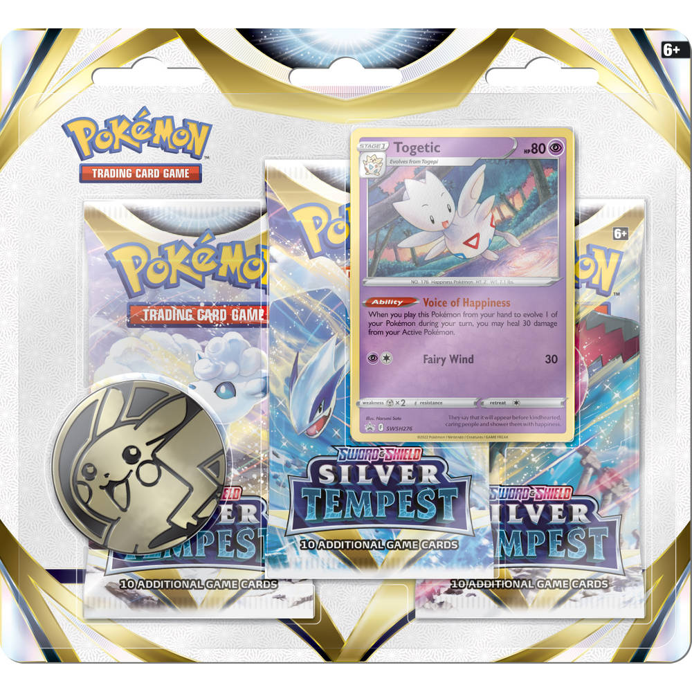 Pokémon TCG Silver Tempest 3 booster blister Togetic
