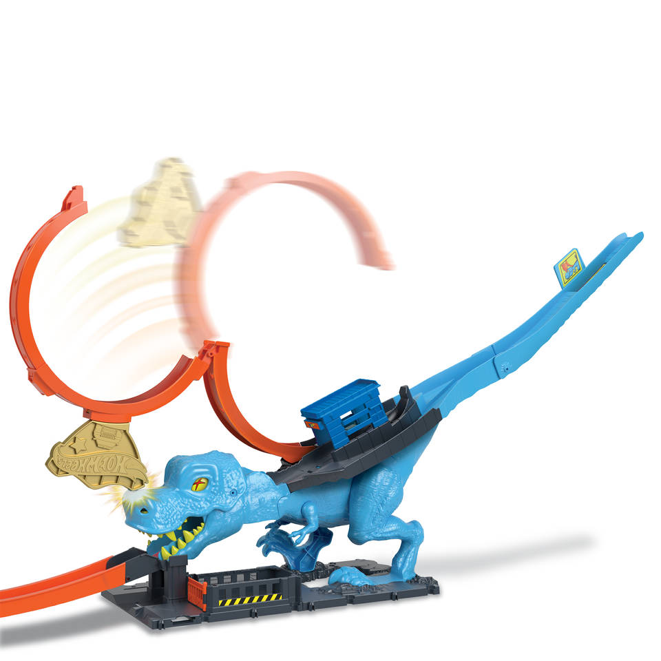 Hot Wheels City T-Rex Chomp Down racebaan