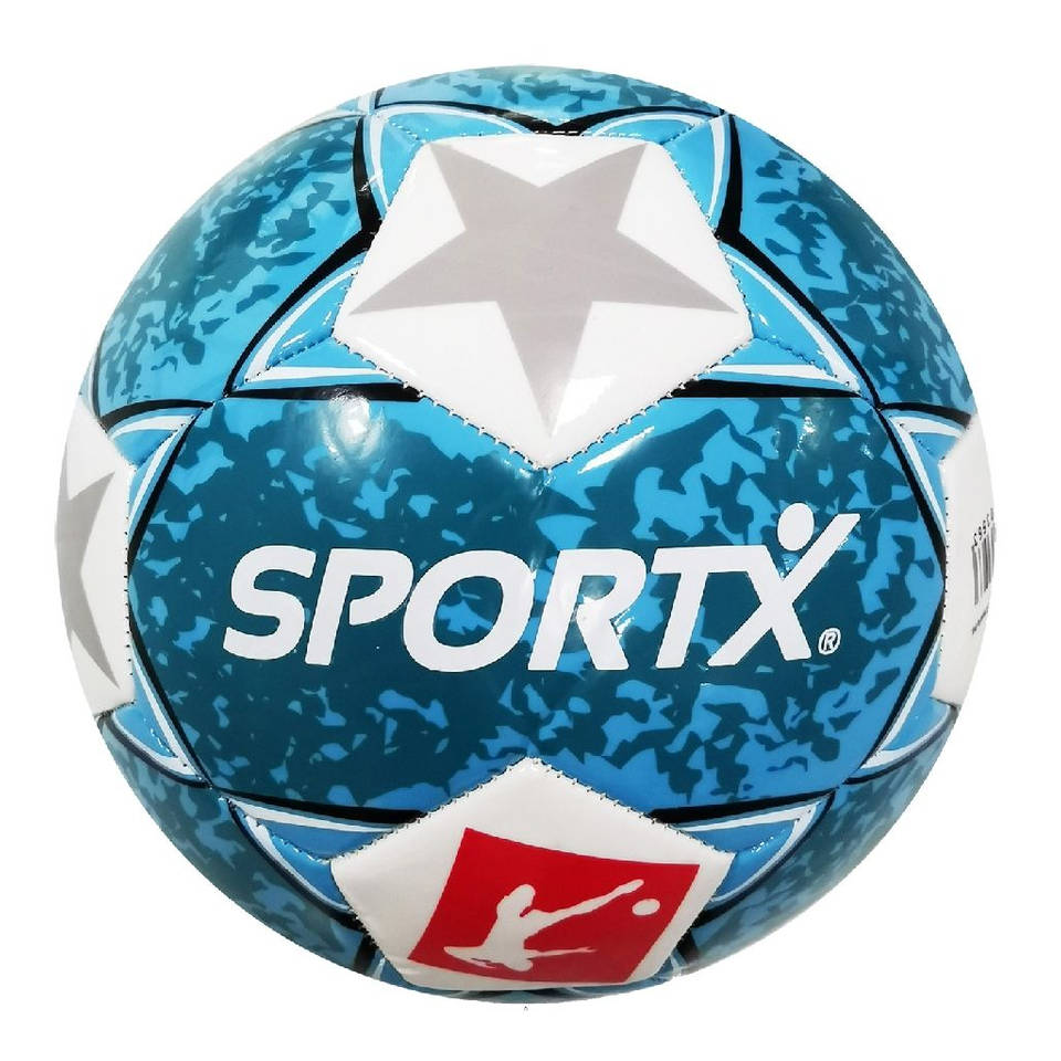 SportX voetbal - blauw