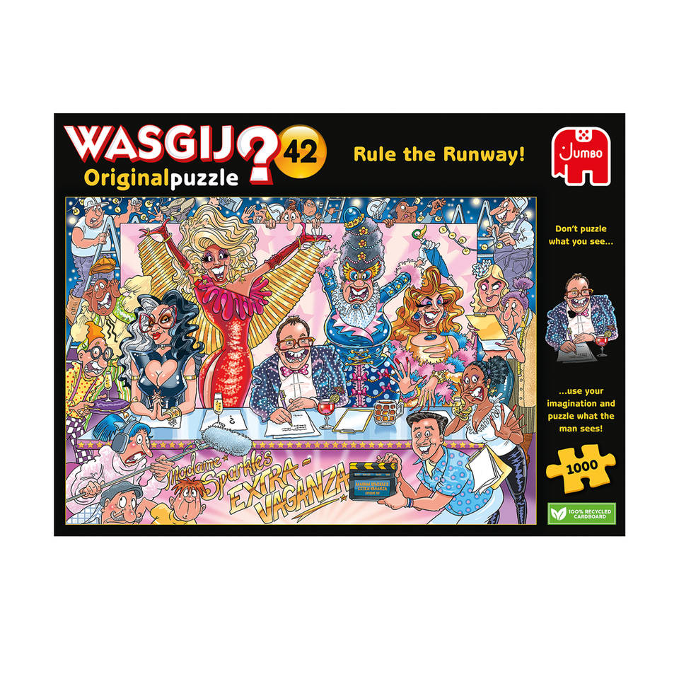 plakboek historisch balkon Jumbo Wasgij Original 42 puzzel Glitter en schitter - 1000 stukjes