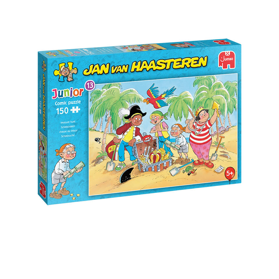 Jumbo Jan van Haasteren Junior puzzel Schatzoeken - 150 stukjes