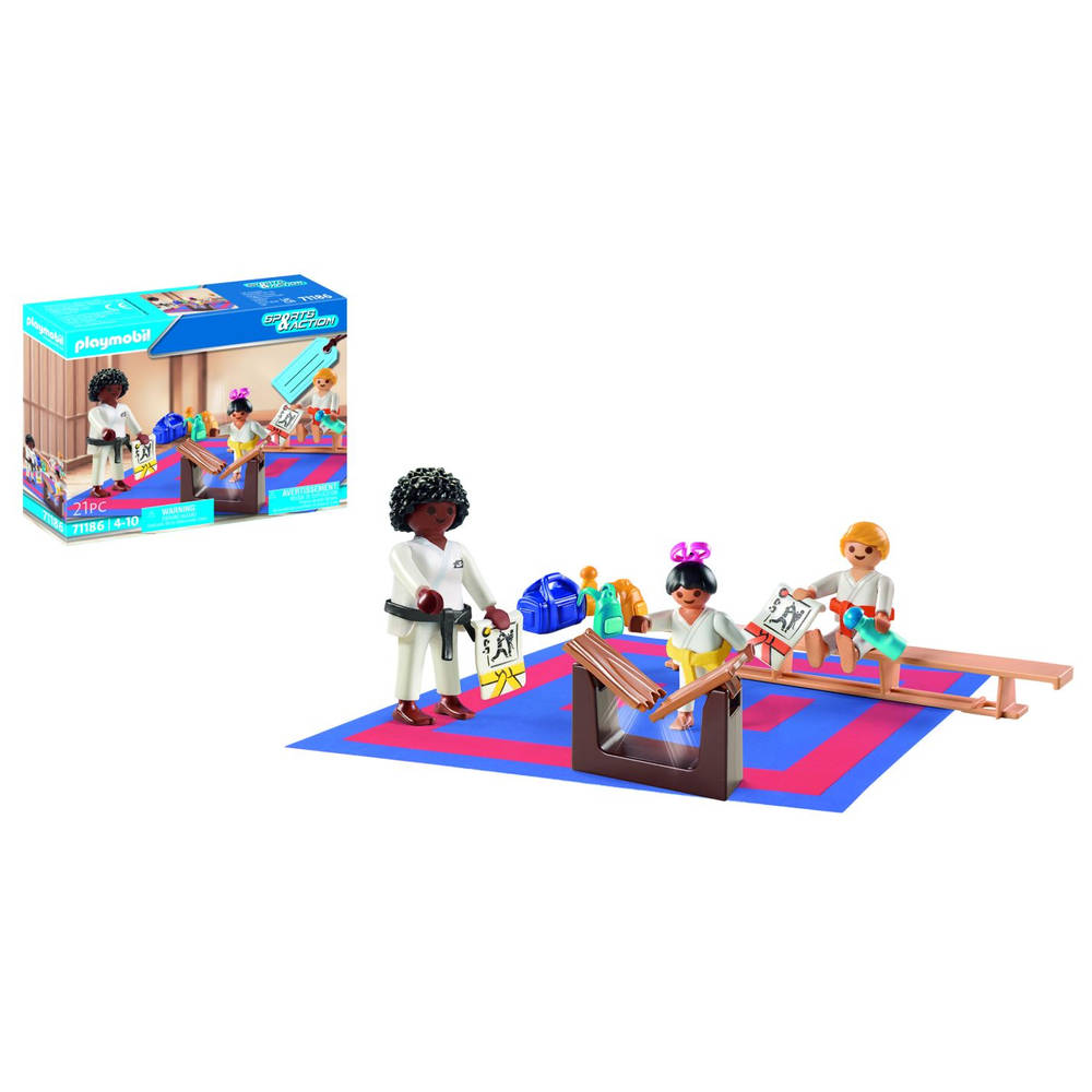 PLAYMOBIL Giftset karate training 71186