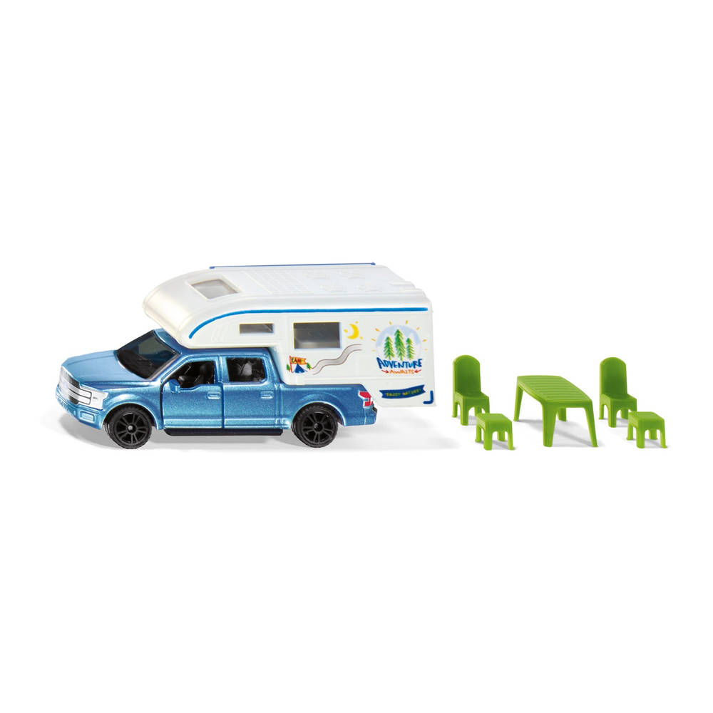 Siku Ford F150 Pick-Up Camper 1693 Main Image