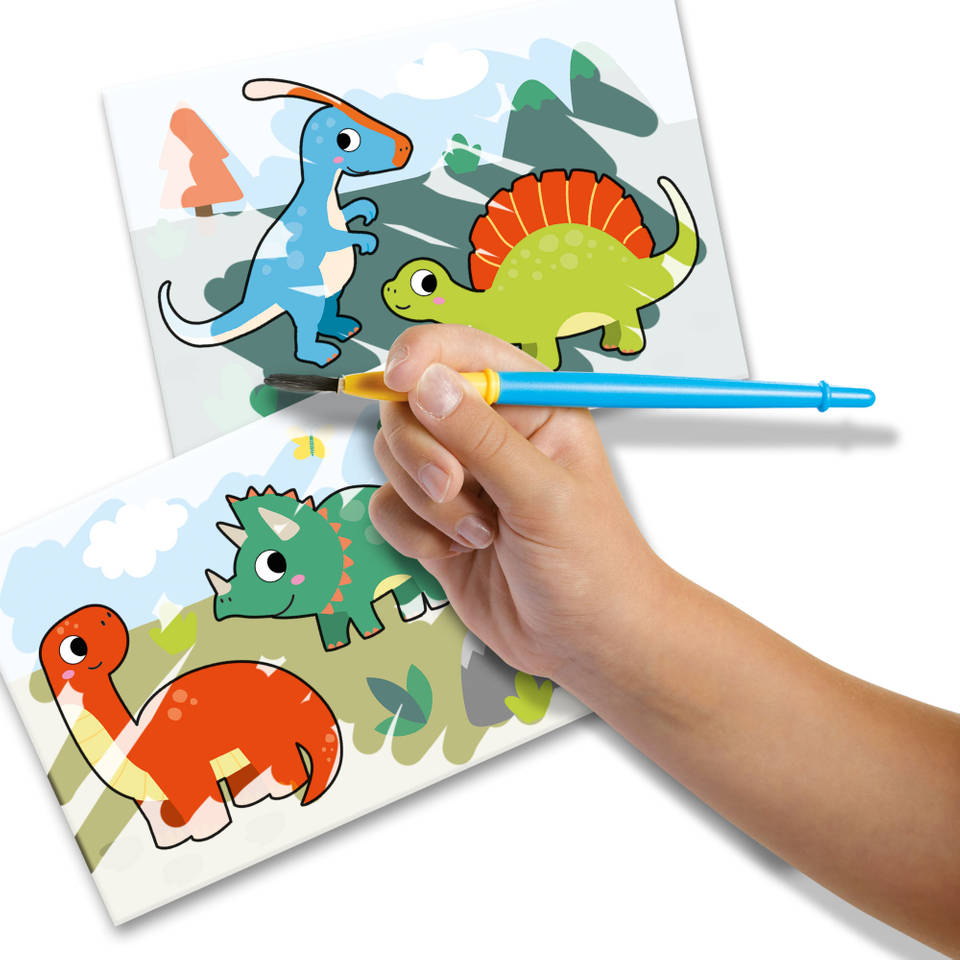 SES Creative My First kleuren met water dino's
