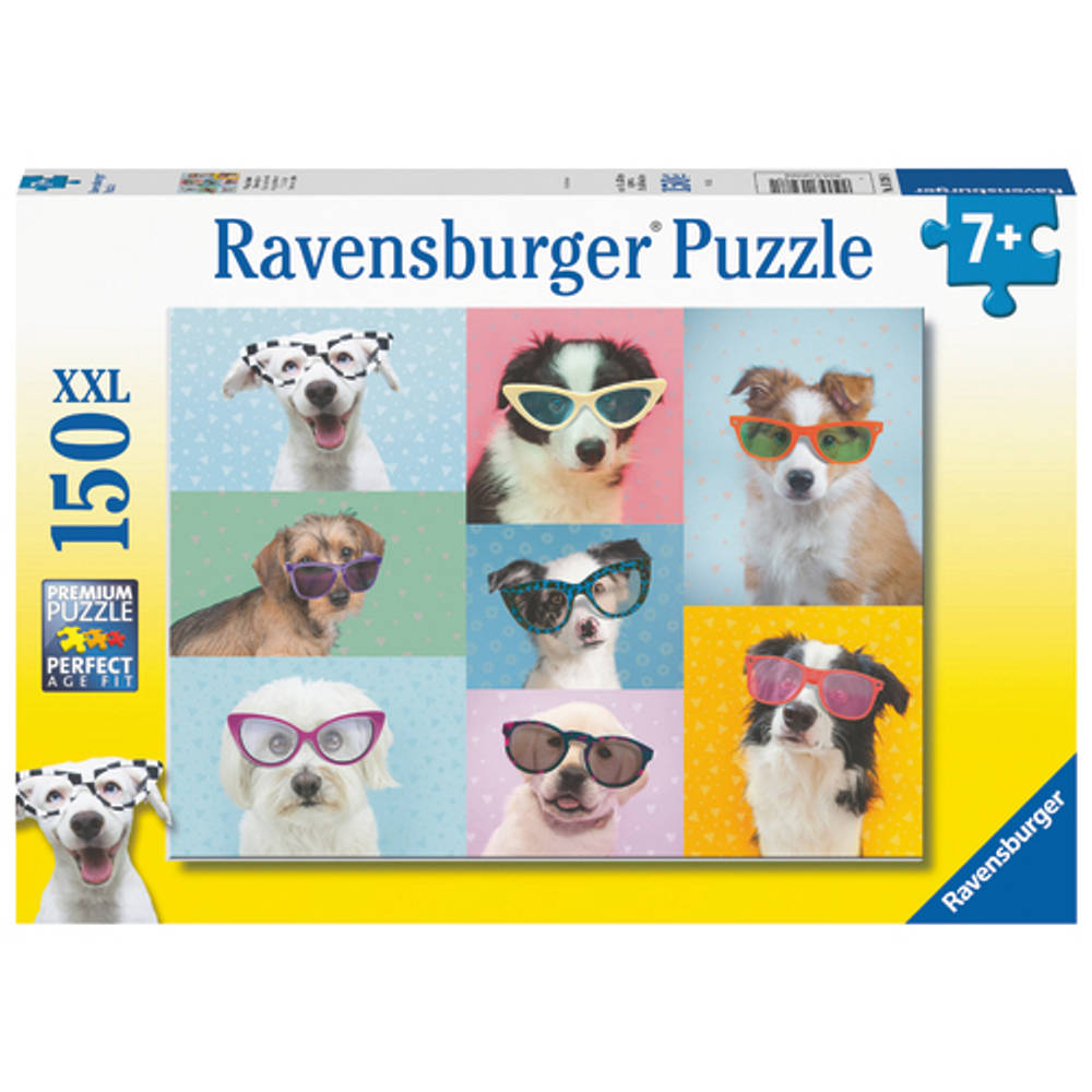 Ravensburger XXL puzzel grappige honden - 150 stukjes